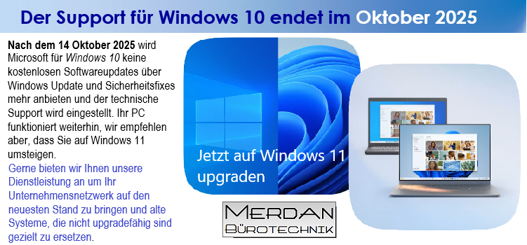 Windows 10 Support Ende